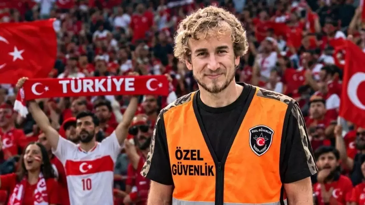 Yıllarca Kocaelispor forması giydi, şimdi milli maçta güvenlik yapıyor!