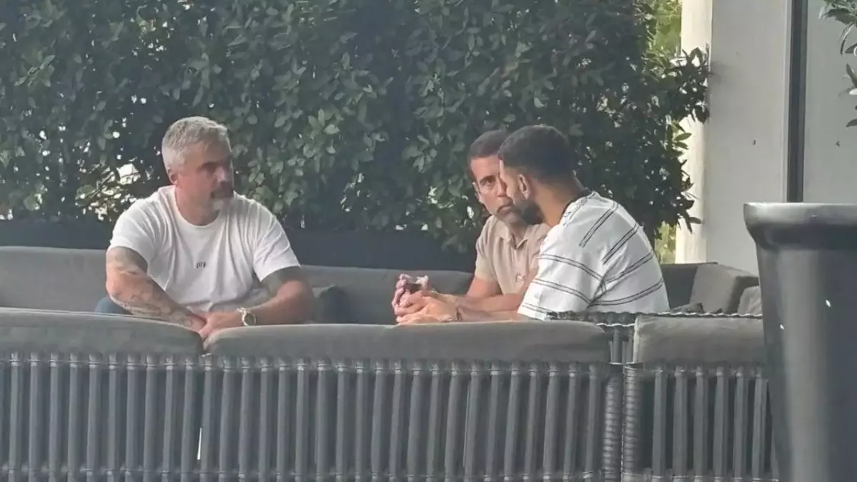 Trabzon'a gelen Thomas Reis, Mohamed Salah ile görüştü
