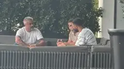 Trabzon'a gelen Thomas Reis, Mohamed Salah ile görüştü