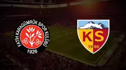 Fatih Karagümrük - Kayserispor maçı canlı izle linki (Şifresiz canlı maç izle)