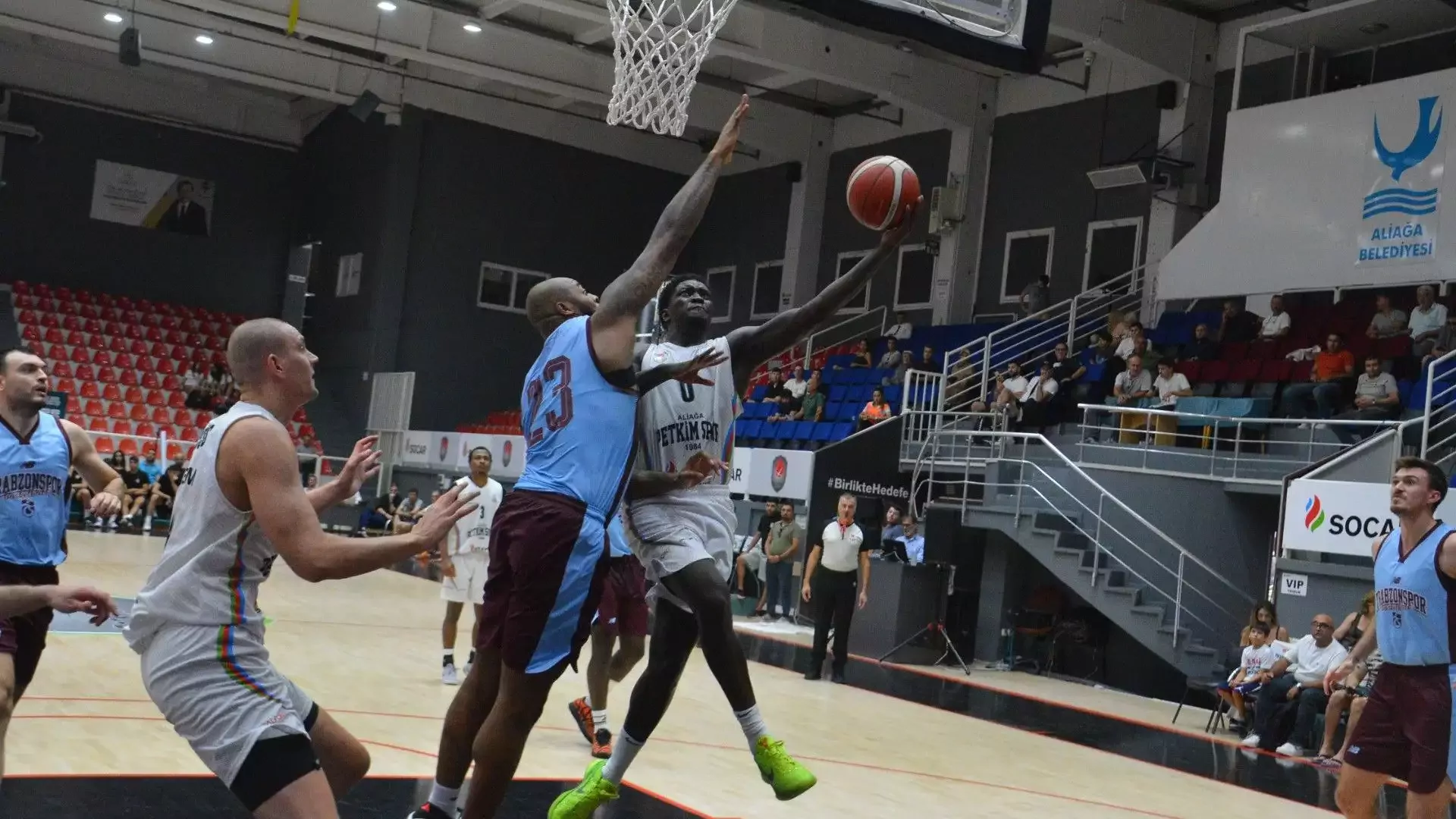 Aliağa Petkimspor - Trabzonspor: 91-73  (Maç sonucu-yazılı özet)