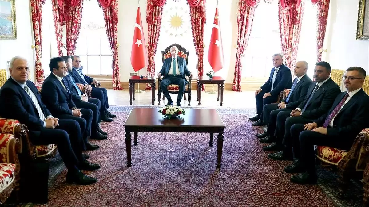 Cumhurbaşkanı Erdoğan, 4 kulübün başkanlarını kabul etti!