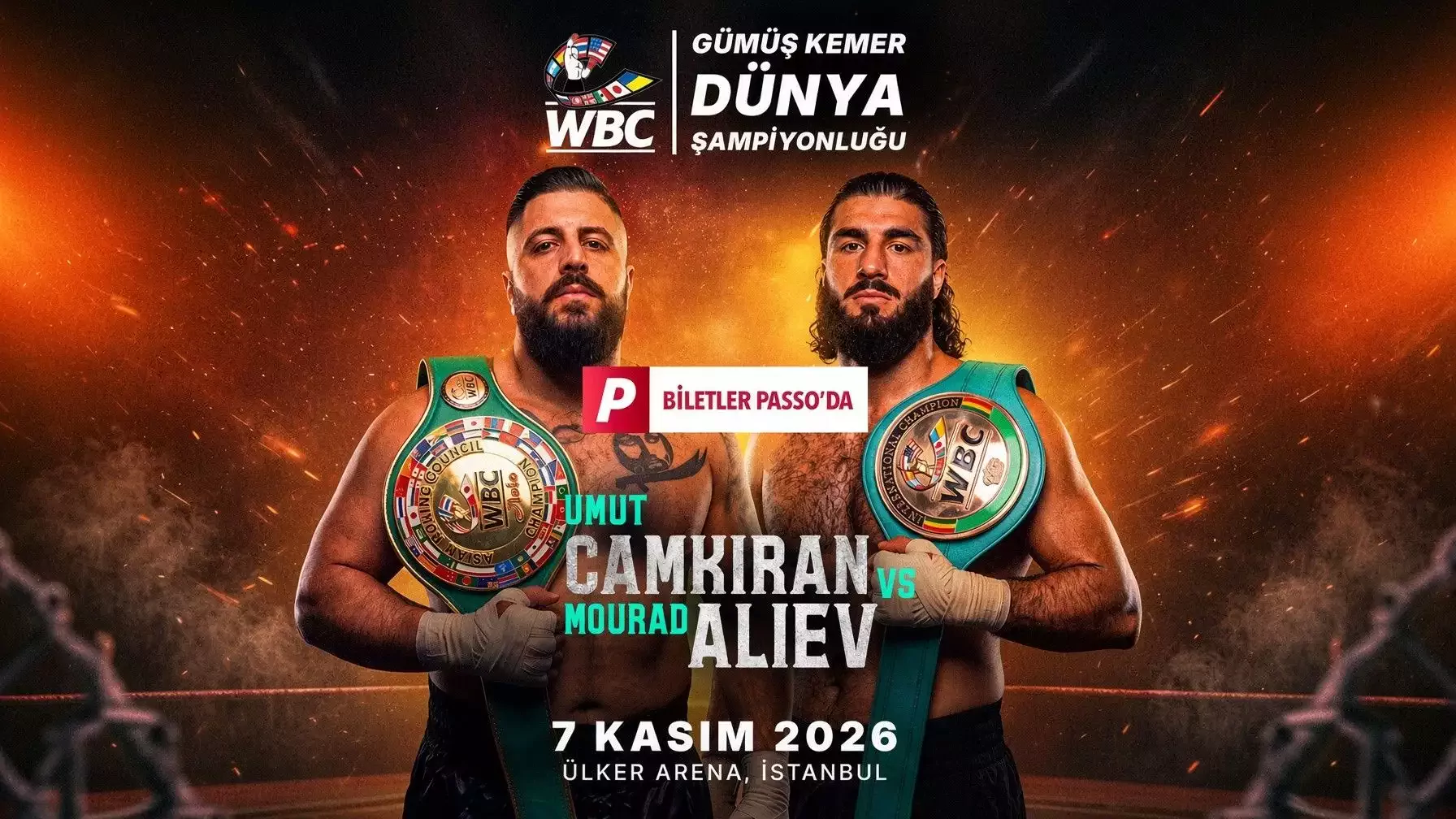 İstanbul'da WBC gümüş kemer dünya şampiyonluk kemer maçı!