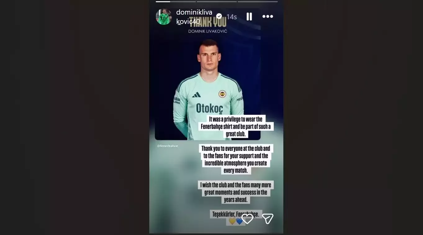 Dominik Livatovic'in paylaşımı
