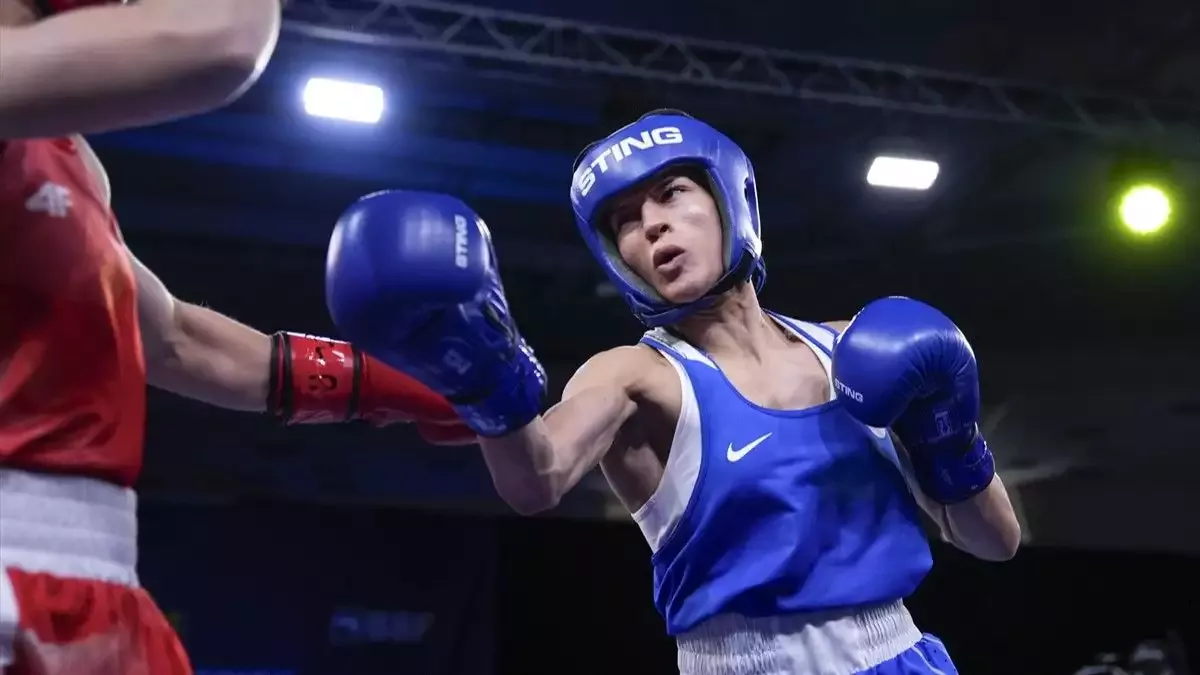 Milli boksör Hatice Akbaş, Avrupa Şampiyonası'nda finale yükseldi