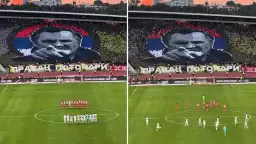 Kızılyıldız taraftarlarından yeni Mladić skandalı! UEFA 90 bin Euro ceza vermişti