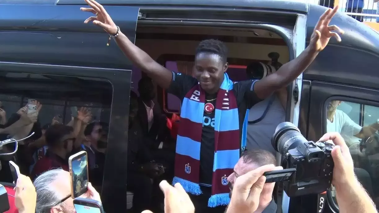 Trabzonspor’un yeni transferi Franculino Dju Trabzon'da!