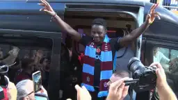 Trabzonspor’un yeni transferi Franculino Dju Trabzon'da!