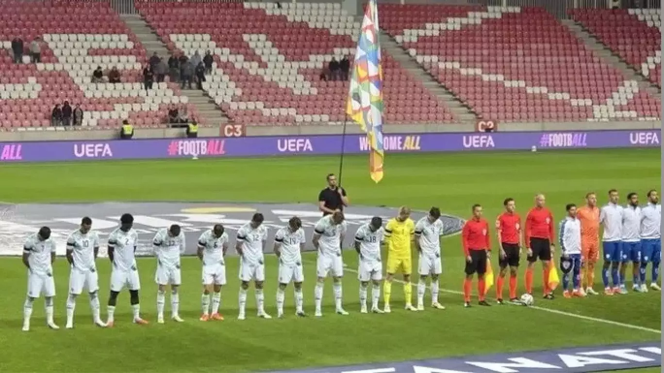 İrlanda-İsrail maçına damga vuran seremoni!