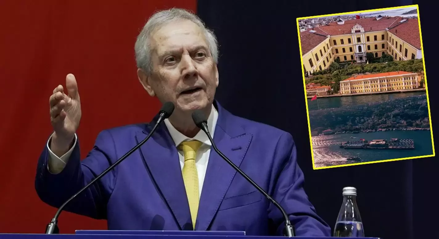 Galatasaray'dan Fenerbahçe Başkanı Aziz Yıldırım'a ada ve üniversite göndermesi!