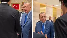 Cumhurbaşkanı Erdoğan'dan milli yıldıza esprili davet: Ankara'ya geleceksin, benim takımda oynarsın