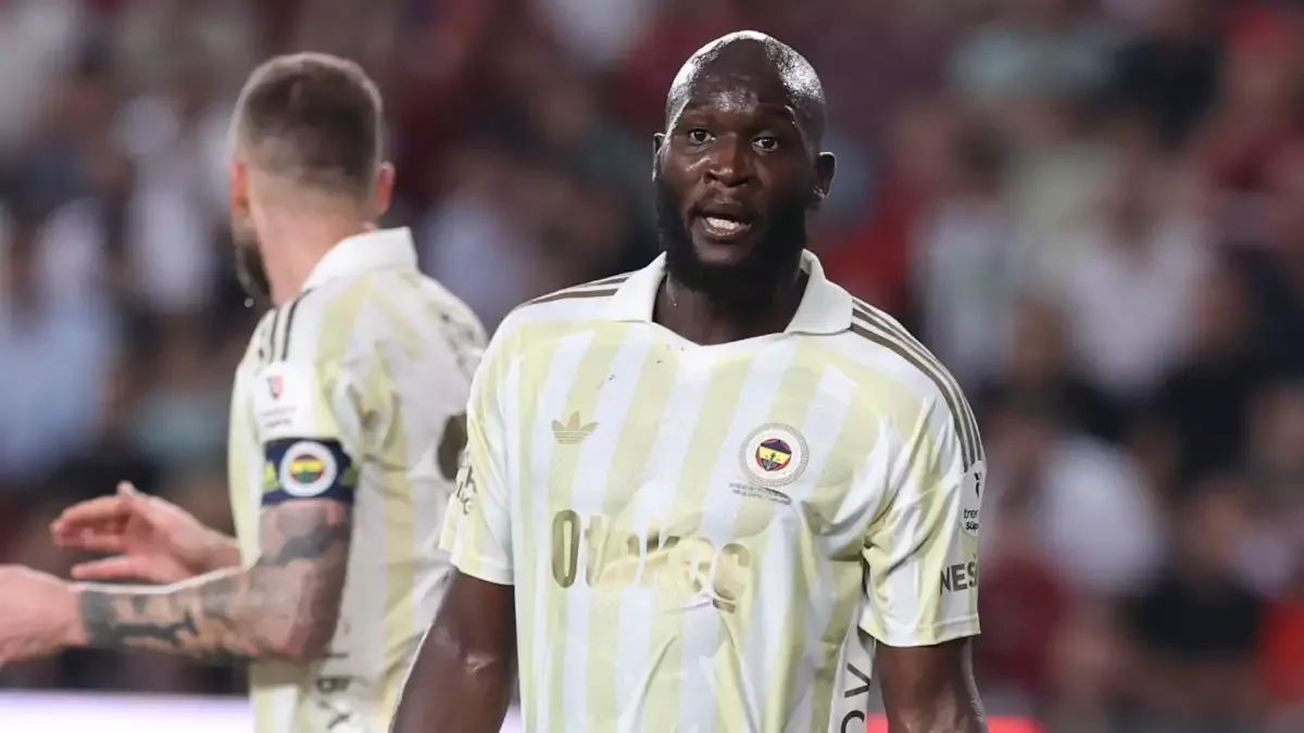 Fenerbahçe'nin yeni transferi Romelu Lukaku'nun isabetli şutu yok
