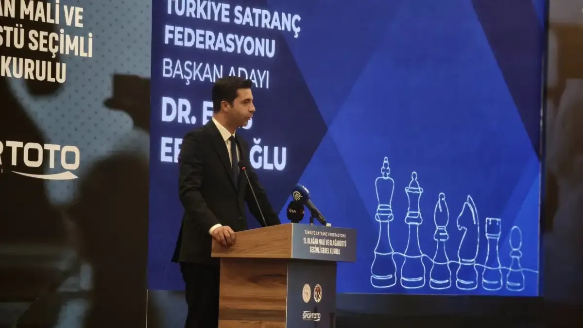 Türkiye Satranç Federasyonu'nda yeni başkan Enes Efendioğlu oldu