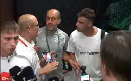 Konyasporlu Deniz Türüç, Trabzonspor maçının ardından TFF temsilcisiyle tartıştı!
