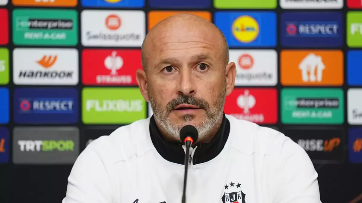 Beşiktaş Teknik Direktörü Vincenzo Italiano'dan Marsilya maçı öncesi ilk 11 açıklaması