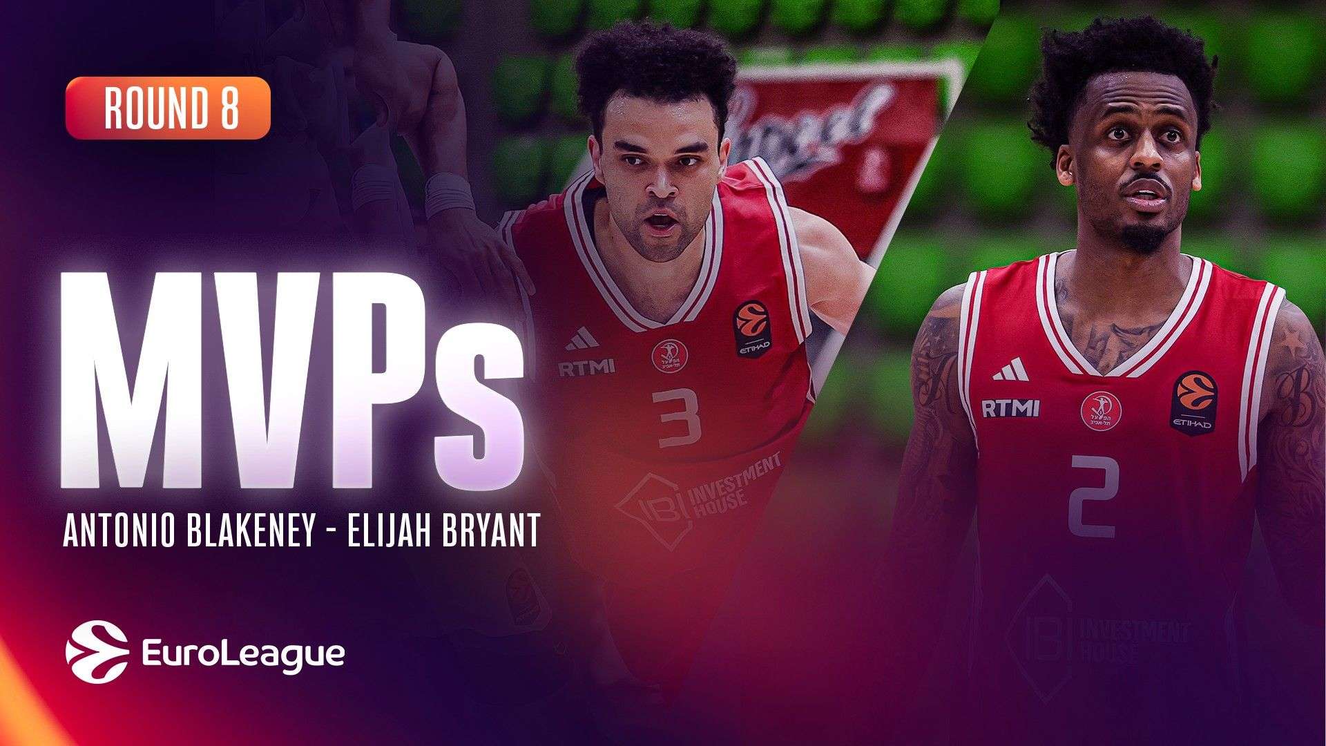 Euroleague'de 8. haftanın MVP'leri Bryant ve Blakeney