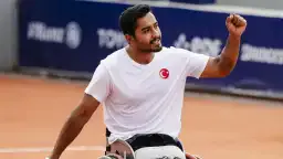 Milli para tenisçi Ahmet Kaplan, Fransa'da ikinci oldu!