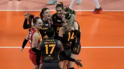 Galatasaray Daikin - Nilüfer Belediyespor Eker: 3-1 Maç sonucu, maç özeti (Yazılı)