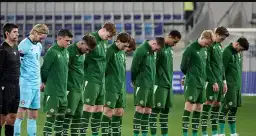 İrlandalı futbolcular, İsrail’i yine protesto etti!